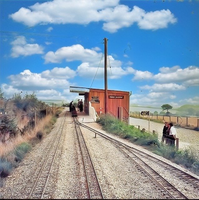 Dobwalls Forest Railroad seen during the early 1970s
