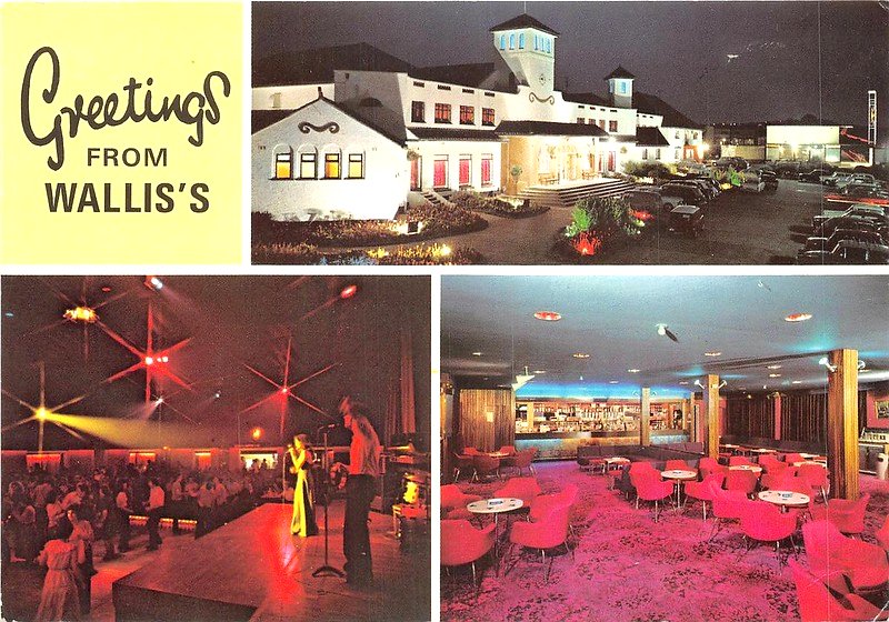 Wallis’s Cayton Bay Holiday Park 1970s multiview postcard of Wallis cayton bay holiday camp