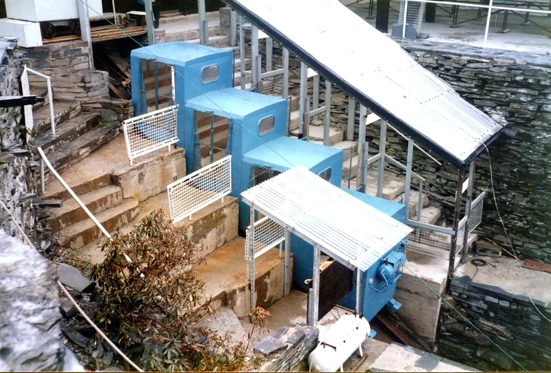 Llechwedd Deep Mine Tour seen in 1987