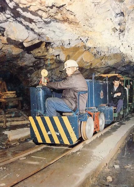 Llechwedd Slate Caverns miners tramway