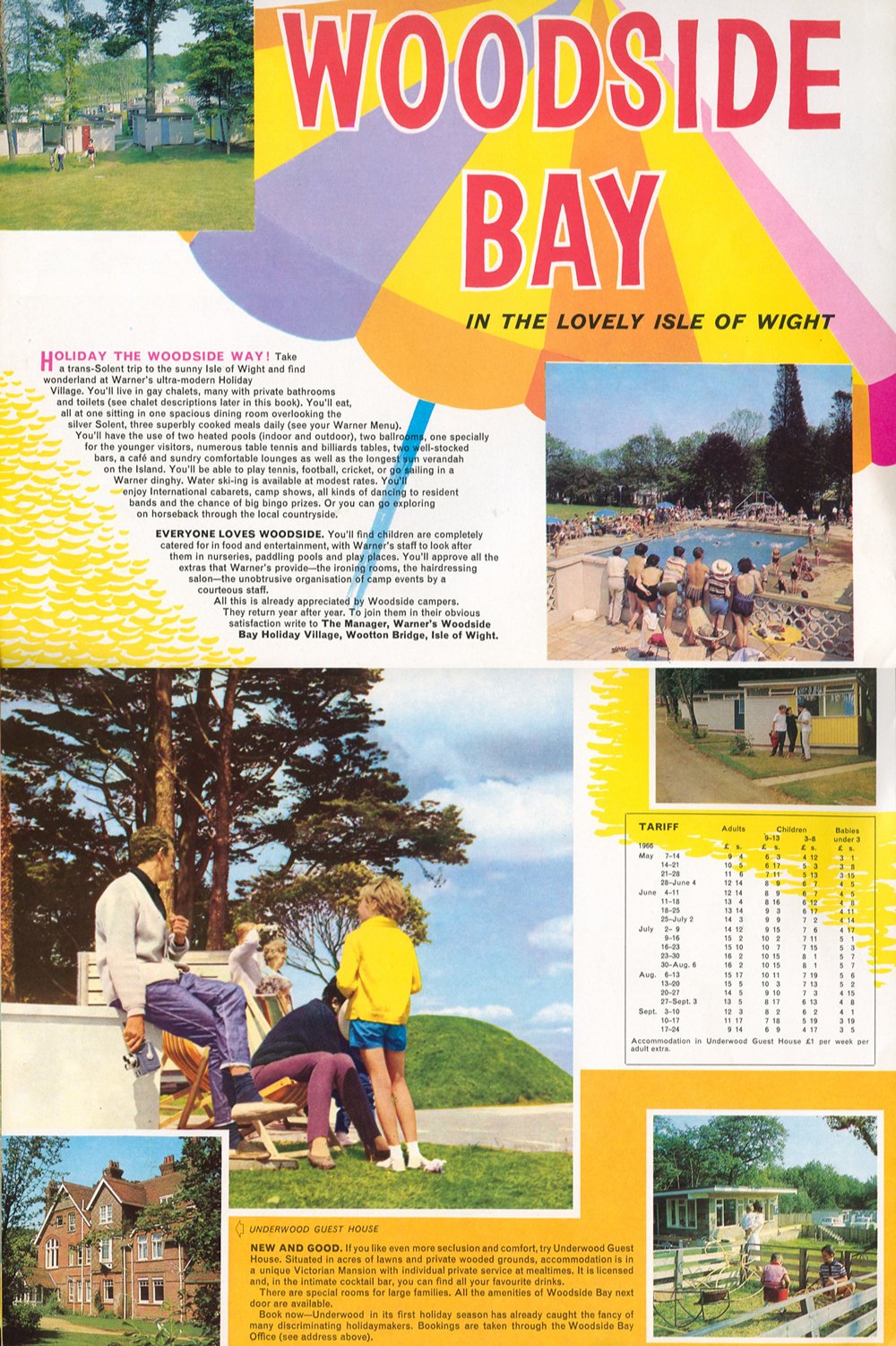 Warners Woodside Bay brochure 1966