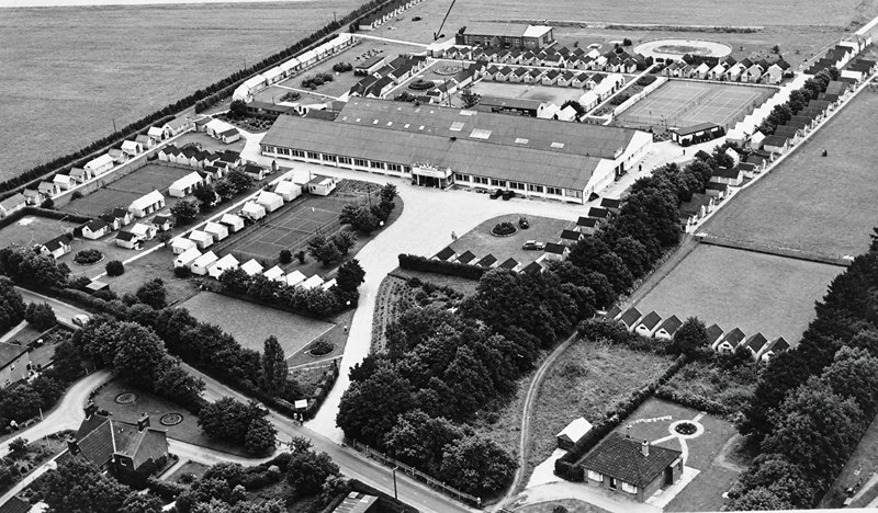 Aerial view of Maddiesons Hemsby Holiday camp