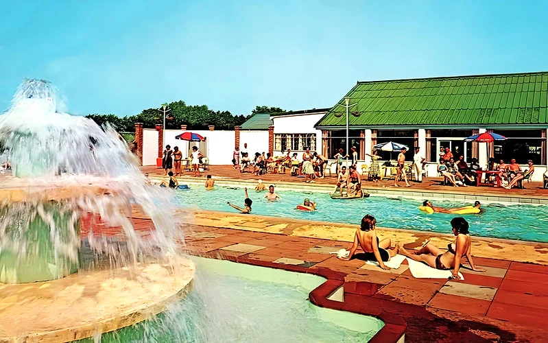 1960s postcard of Maddiesons Hemsby Holiday camp