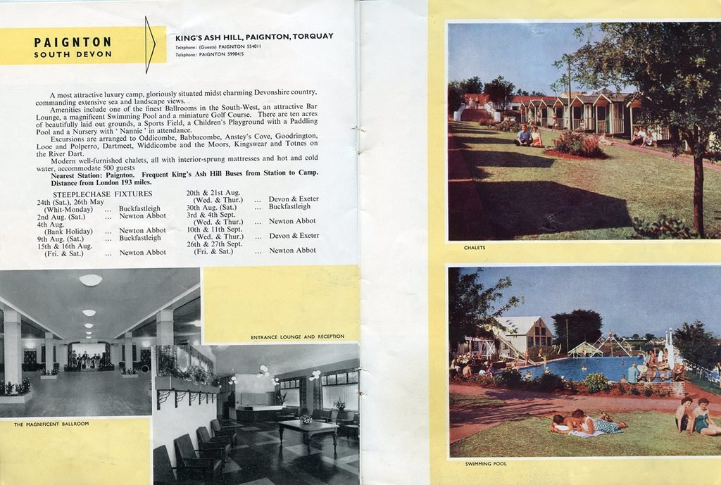 Pontins South Devon holiday camp 1957 brochure