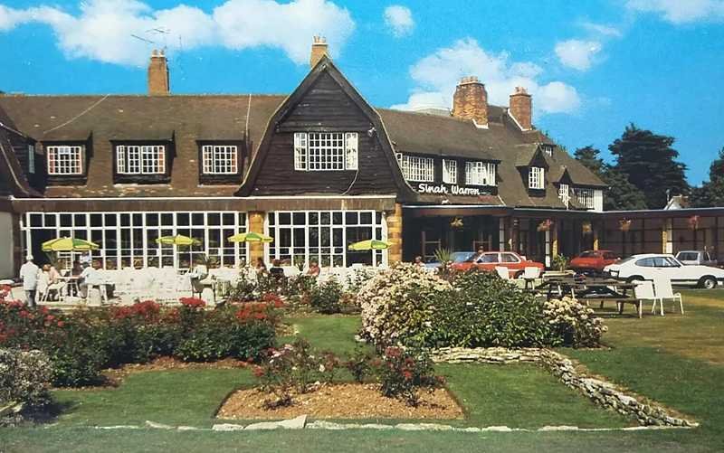 Warner's Sinah Warren Hotel Sinah Warren 1970s postcard