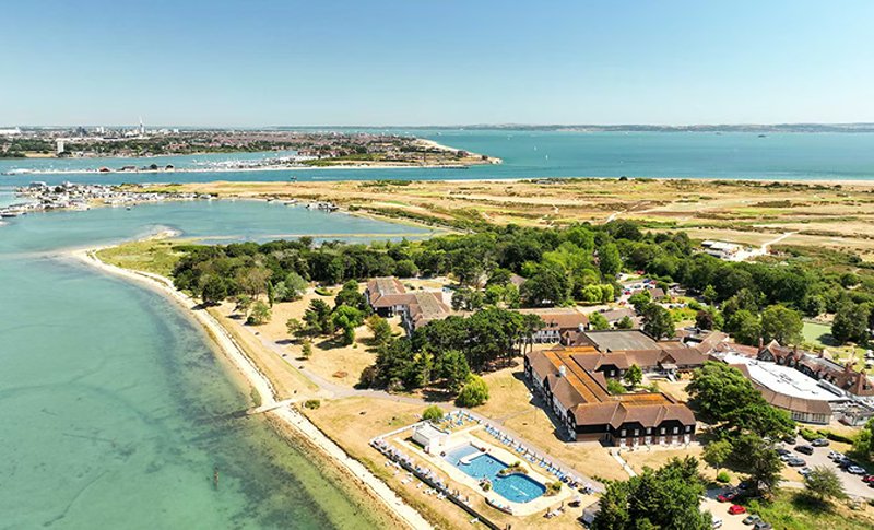 Modern aerial view of Warners Sinah Warren