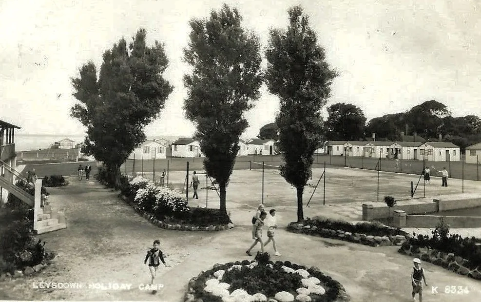 Vintage postcard of Leysdown Holiday Camp