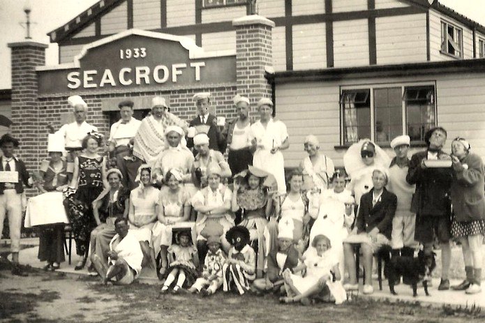 Vintage photo of Seacroft holiday camp in Hemsby