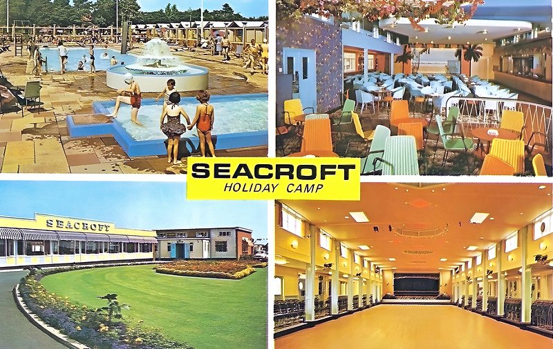 1960s postcard of Pontins Seacroft holiday camp in Hemsby