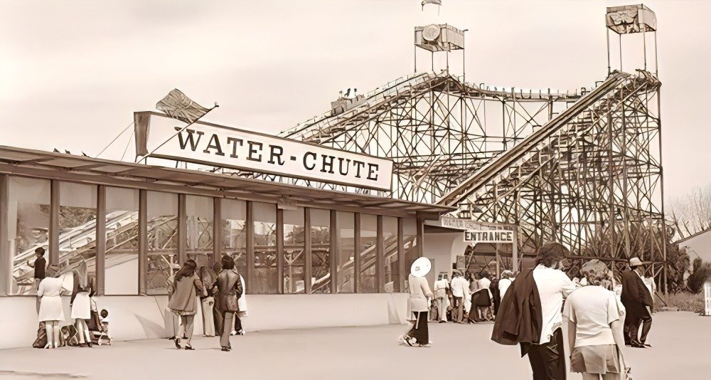 The water chute at Southend Kursaal