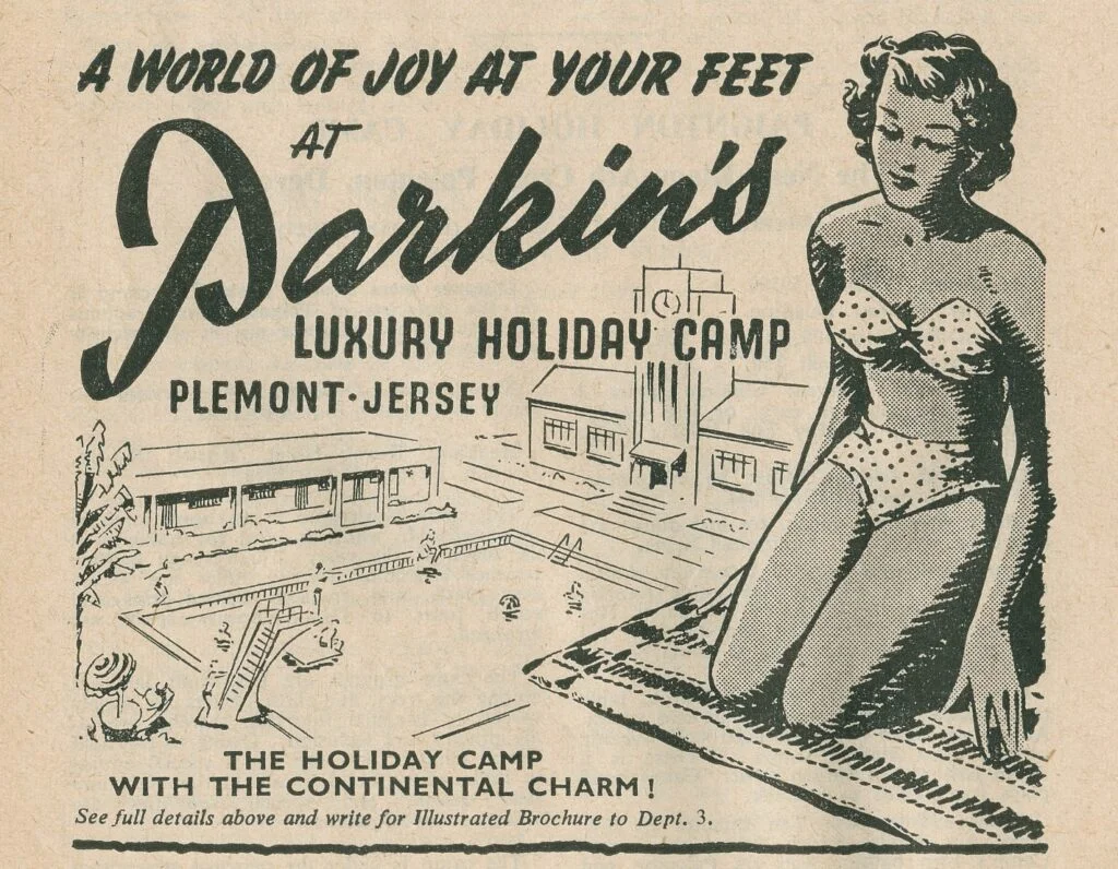 Parkins Holiday Camp 1955 advert