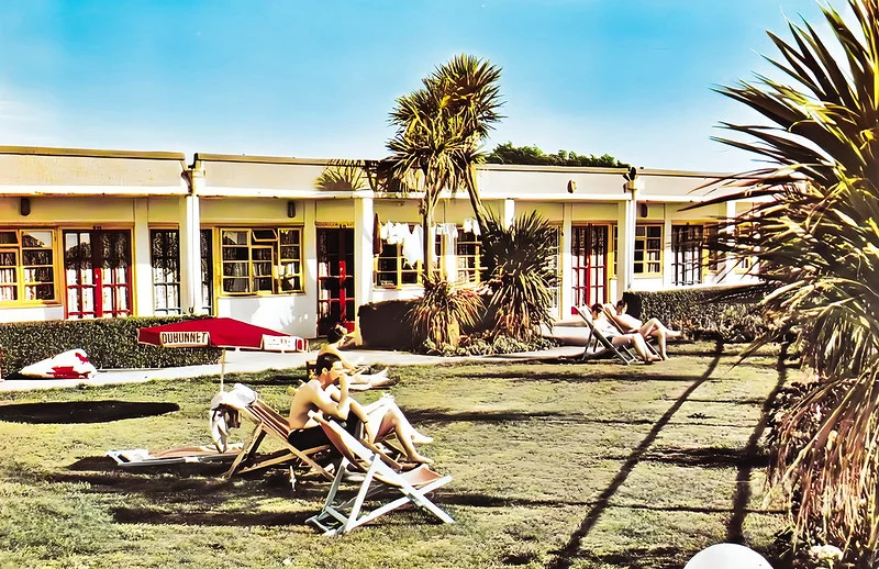 parkins Holiday camp.plemont bay, jersey