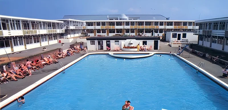 pontins Plemont Bay Holiday camp swimming pool