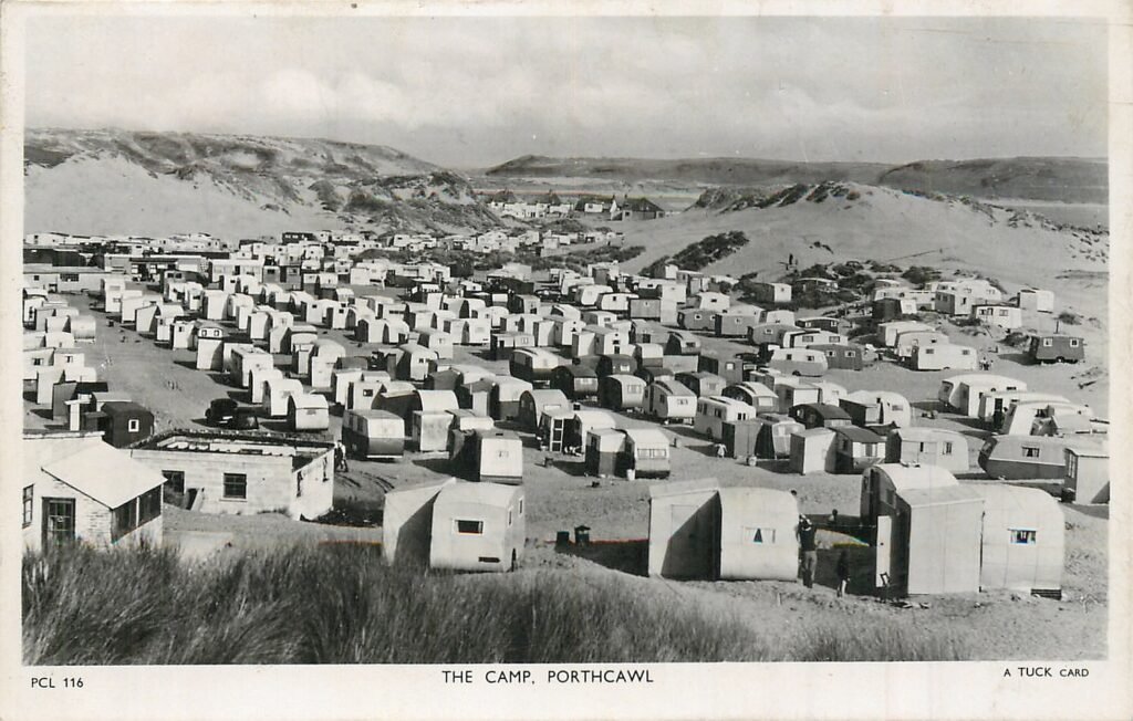 early view of Trecco Bay caravan park in Porthcawl