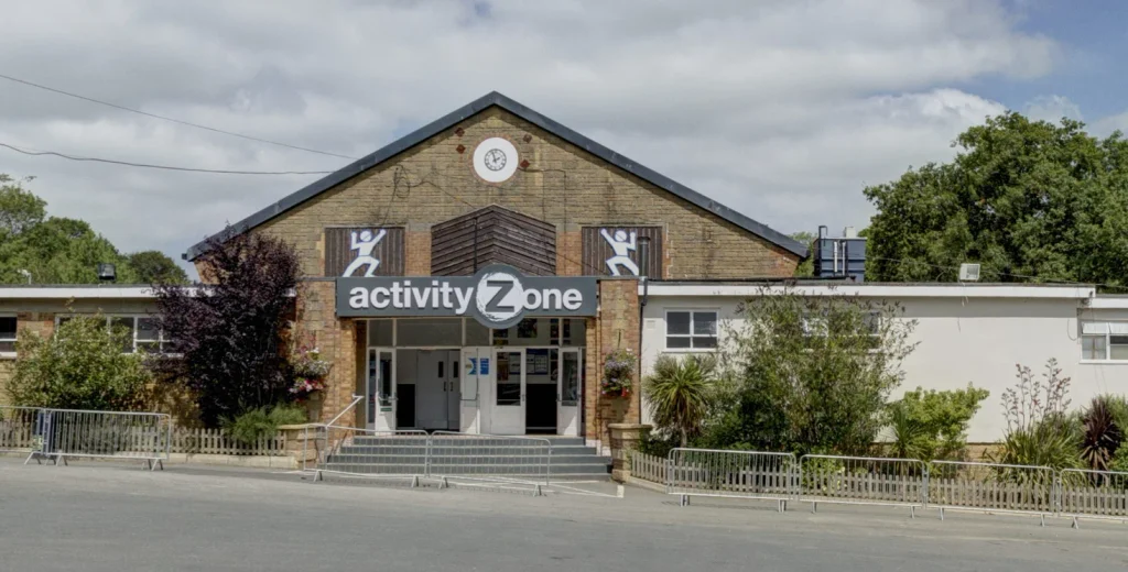 Little Canada today. Fred Pontin's original 1950s entertainment building, which housed the ballroom, is now the 'activity Zone'