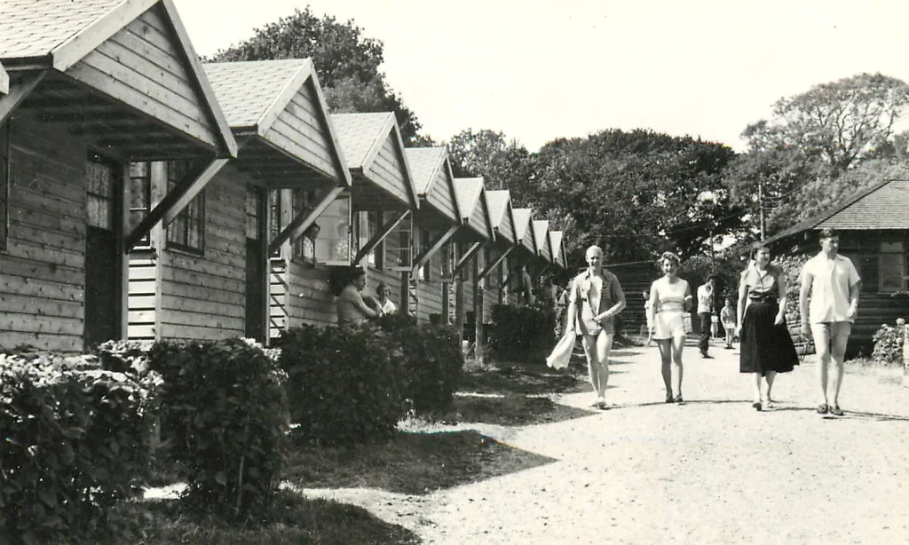 Chalets at Little Canada Holiday camp 1950s
