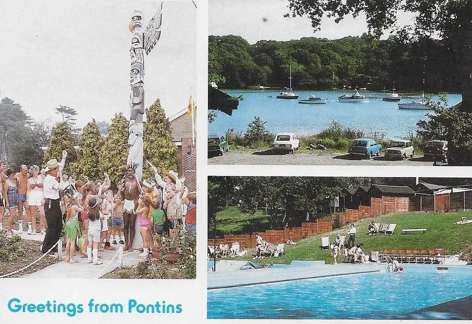 multiview postcard of Pontins little Canada holiday camp