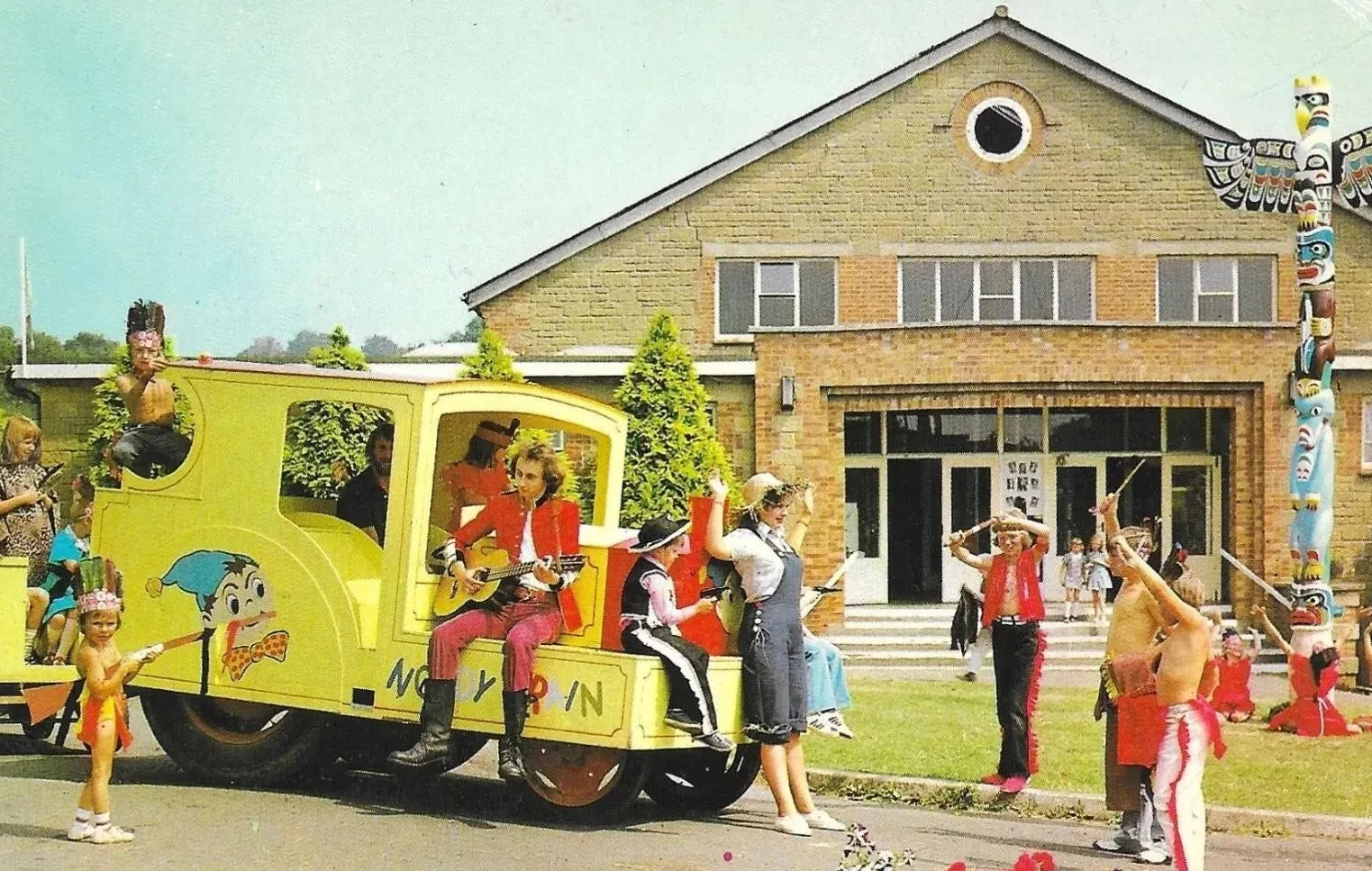 Noddy train at Pontins little Canada holiday camp
