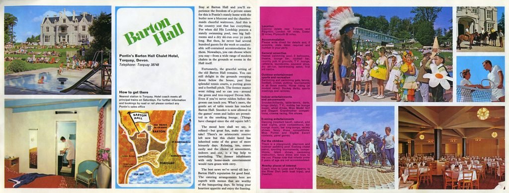 Pontins Barton Hall brochure 1972