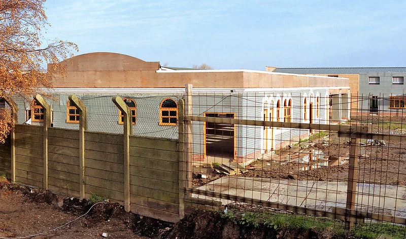 New Pleasurewood Hills under construction in Cleethorpes 1990