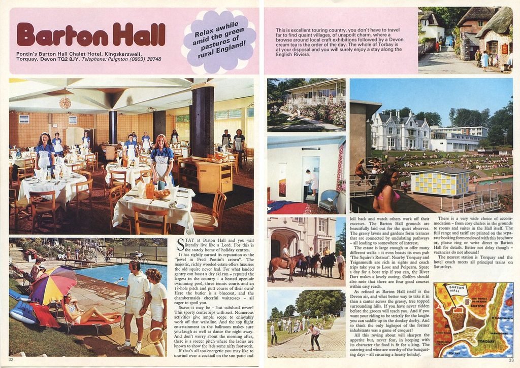 Pontins Barton Hall brochure 1976