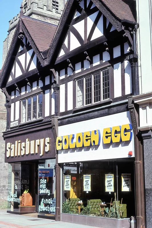 The Golden Egg on the High Street in Hereford in 1978
