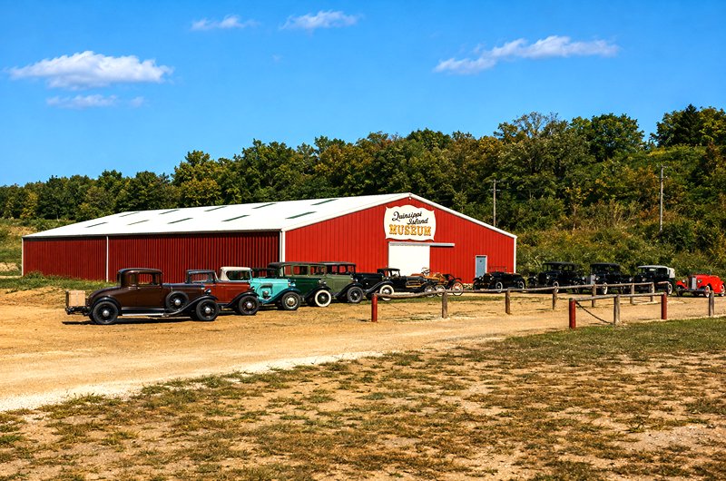 The antique auto museum on Quinsippi Island
