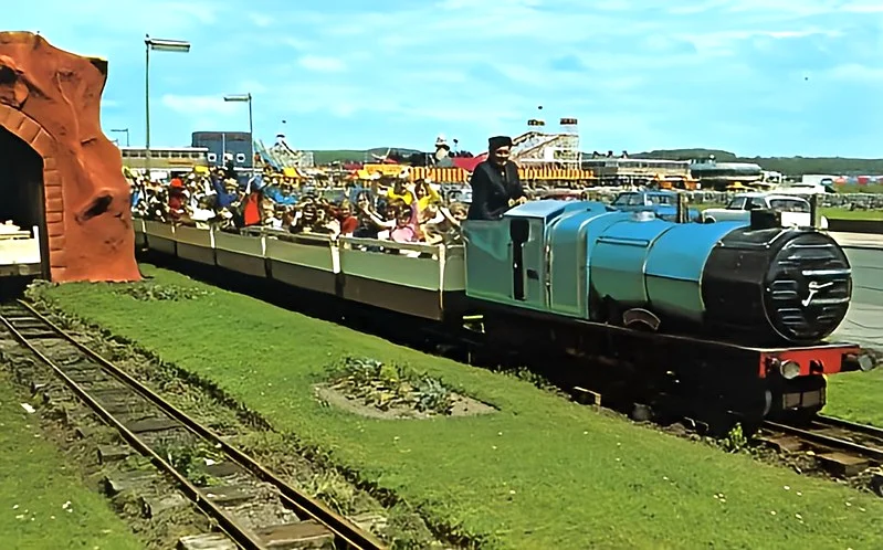 Miniature railway at Coney beach porthcawl 1960s