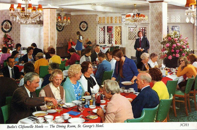 Dining room at Butlins St George's Hotel, Cliftonville