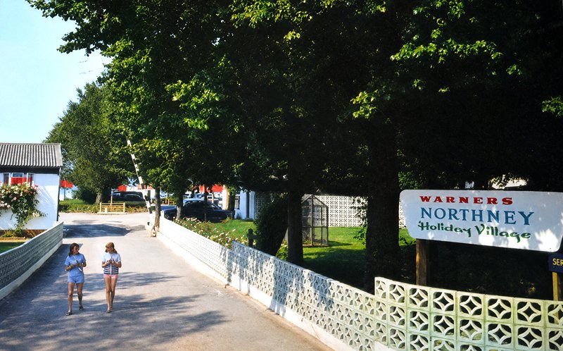main entrance to warners northney holiday camp 