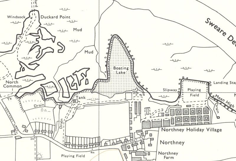 Map of Warners Northney Holiday camp