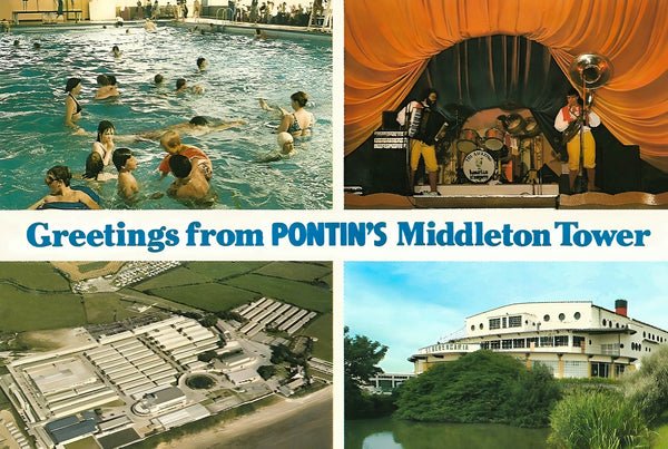 1970s postcard for Pontins Middleton Tower Holiday Camp