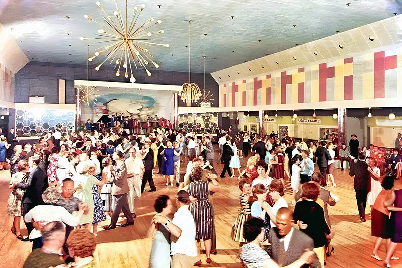 Ballroom at Middleton Tower Holiday camp