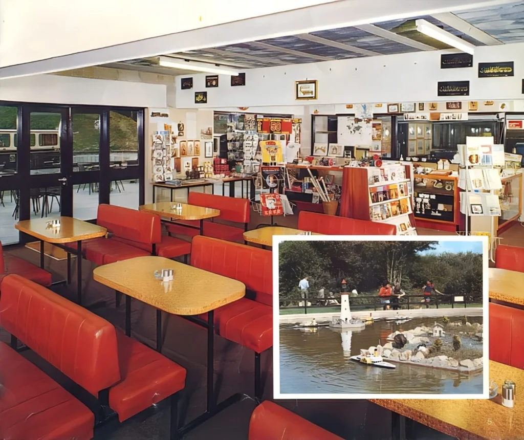 Cafe and gift shop at Age of Steam, Crowlas, Cornwall