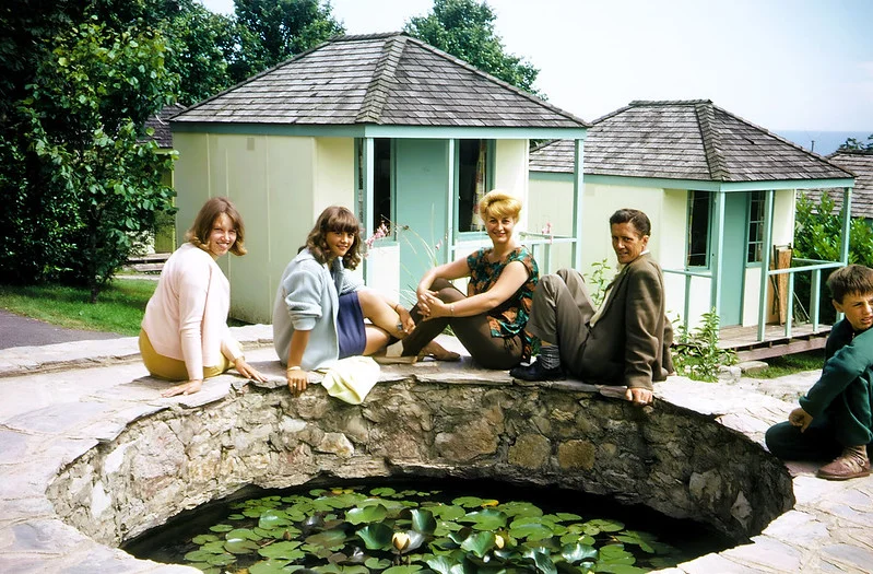 Family group ohoto at Dolphin Holiday Camp 1965