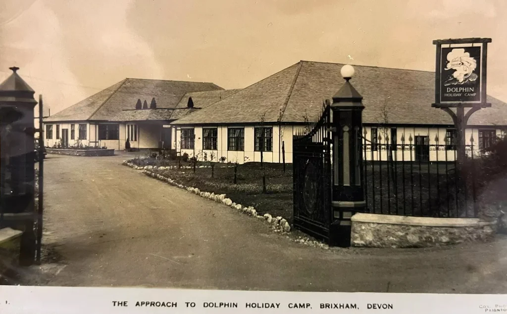 Approach to Dolphin Holiday Camp, Brixham 1930s
