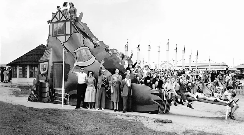 Giant Boot at Middleton Tower Holiday Camp