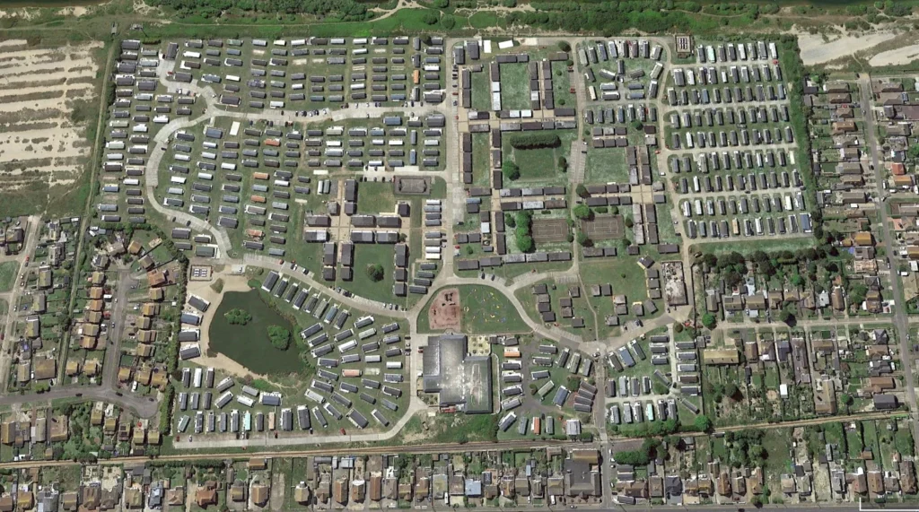 Littlestone Holiday Camp (Romney Sands) 2020 aerial view