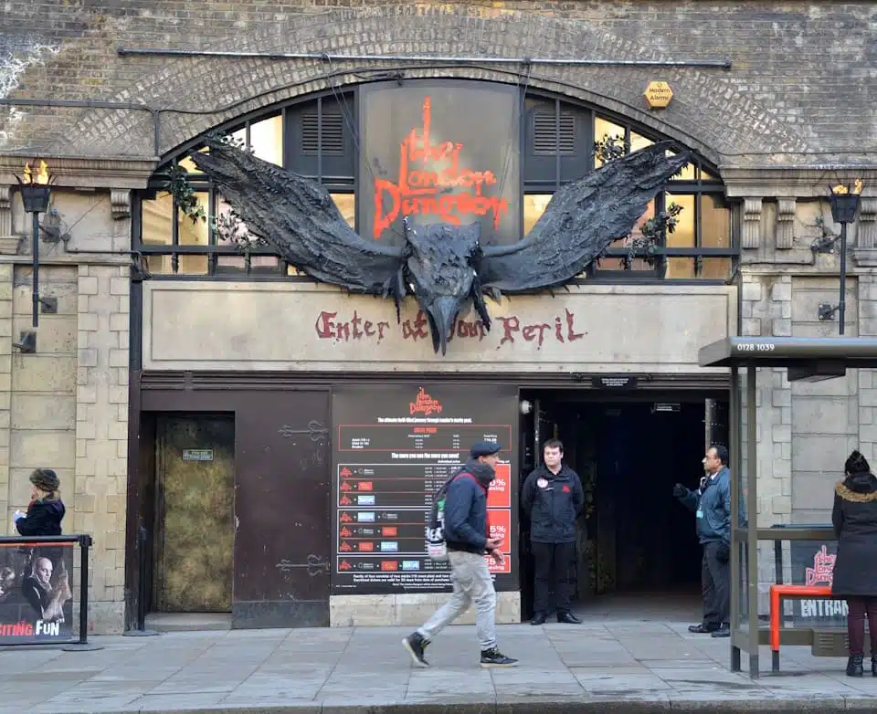 London Dungeon old entrance on Tooley Street