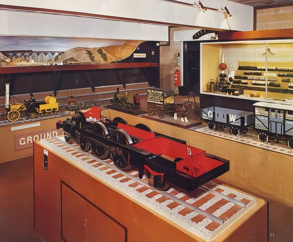 Museum displays at Age of Steam, Crowlas, Cornwall