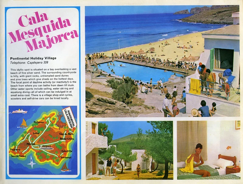 Pontinental Cala Mesquida Majorca 1972 brochure
