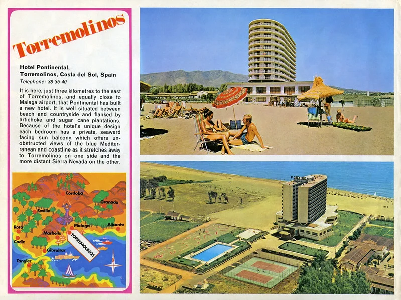 Pontinental Torremolinos Hotel 1972 brochure