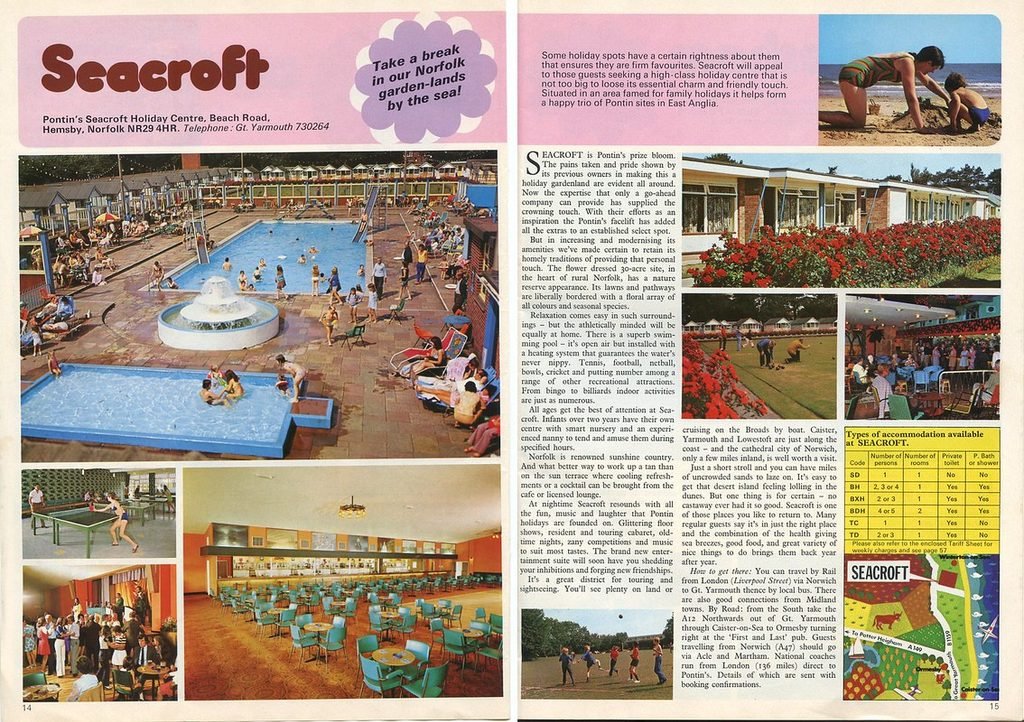 Pontins Seacroft 1976 brochure