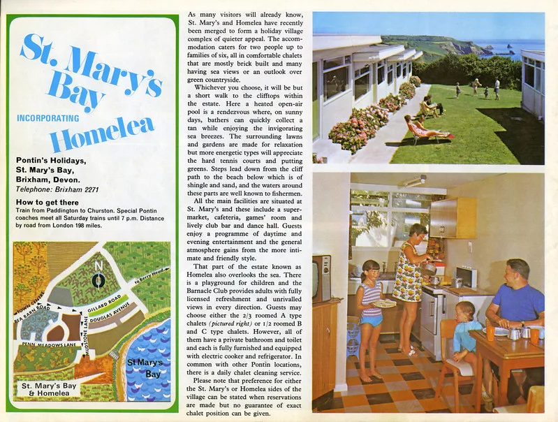Pontins St Mary's Bay brochure 1972