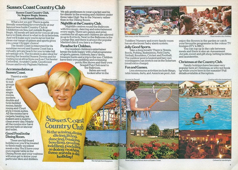 Sussex Coast Country Club 1980 Ladbrokes brochure