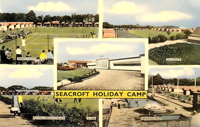 Vintage multiview postcard of Seacroft holiday camp in Hemsby