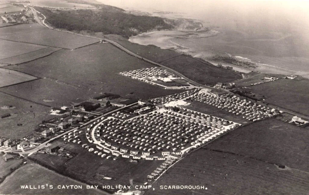 Wallis’s Cayton Bay Holiday Park aerial view of Wallis cayton bay holiday camp
