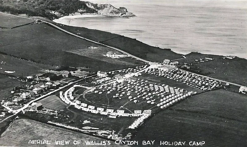 aerial view of Wallis cayton bay holiday camp