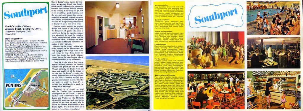Pontins Southport 1972 brochure