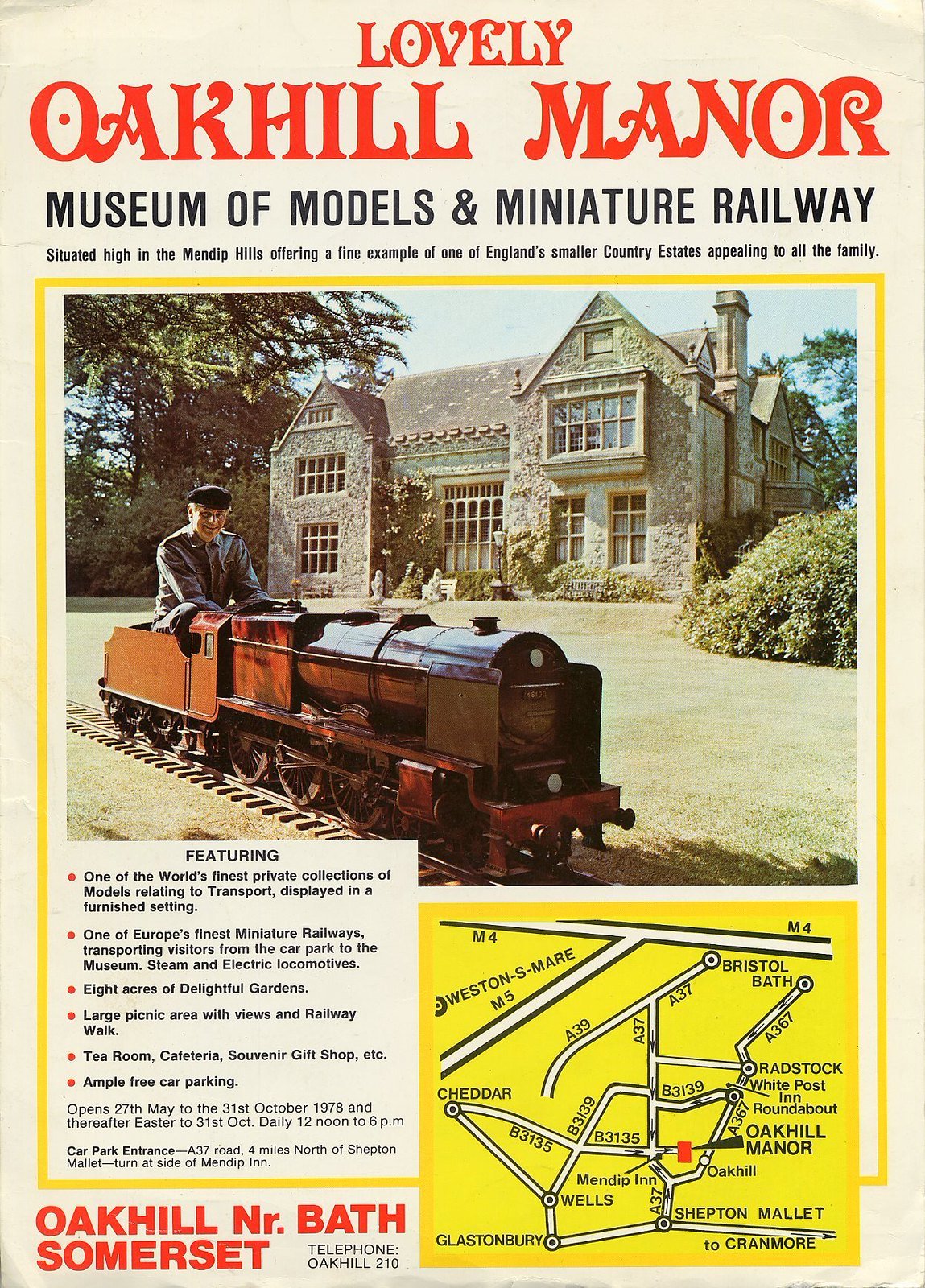 Oakhill Manor poster 1970s